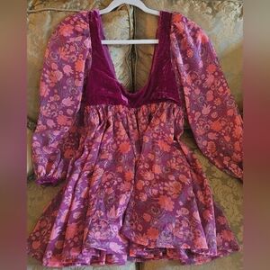 NWOT Free People Mini Baby Doll Dress